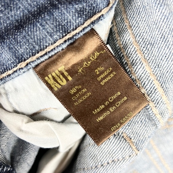 KUT FROM THE KLOTH | 👖 Pale Blue Mid-Calf Low-Rise Cropped Capris Jeans - Picture 11 of 11